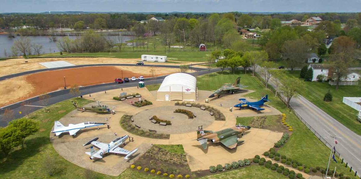 Drone Photo of Aviation Heritage Park