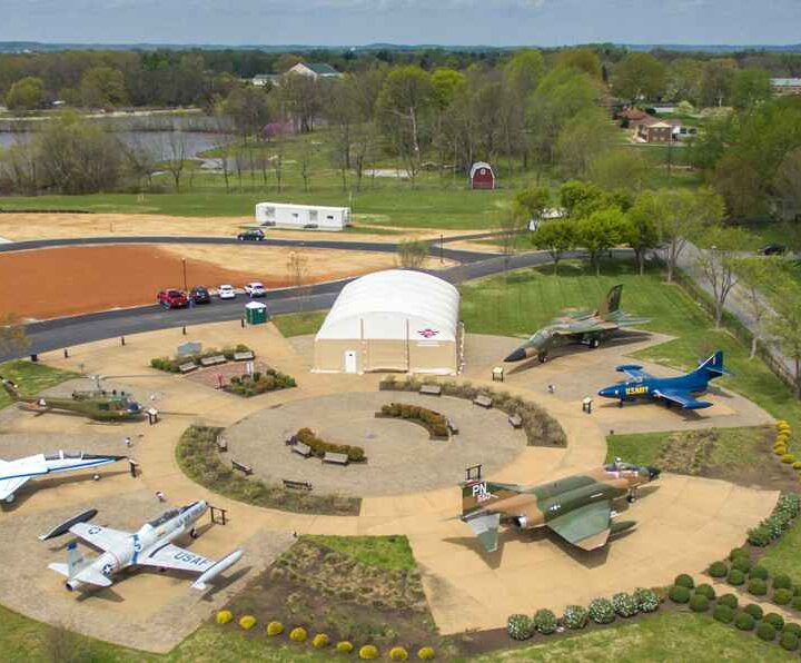 Drone Photo of Aviation Heritage Park