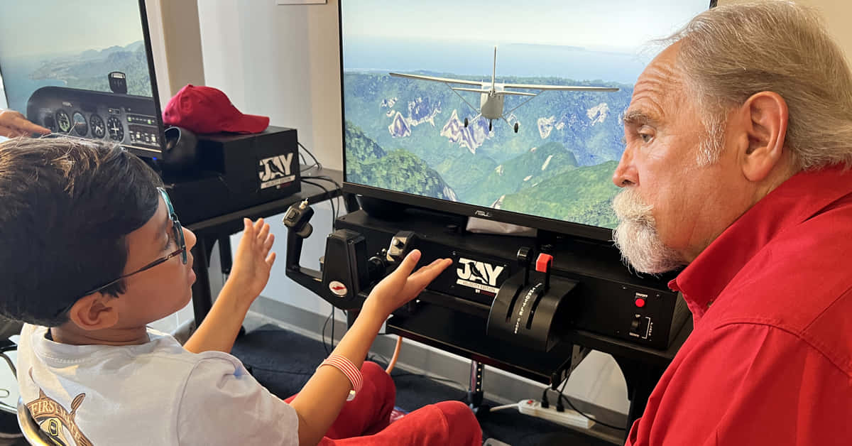 Simulator Saturday Aviation Heritage Park