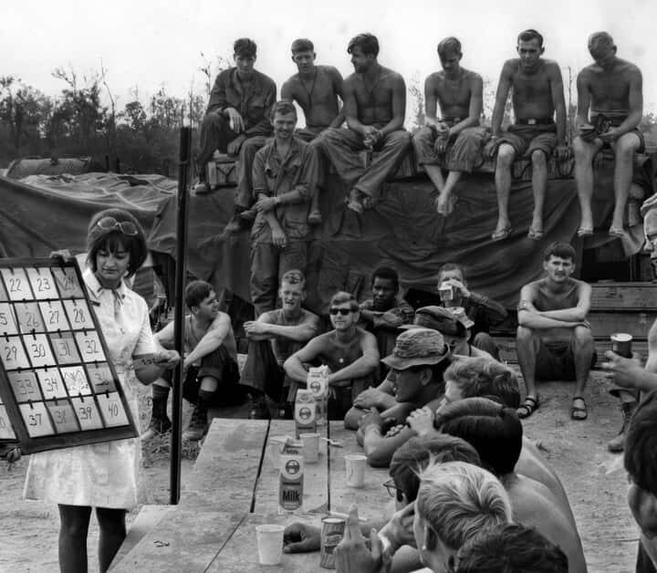 Donut Dollies reenactment at Aviation Heritage Park with wartime snacks during Duncan Hines Days