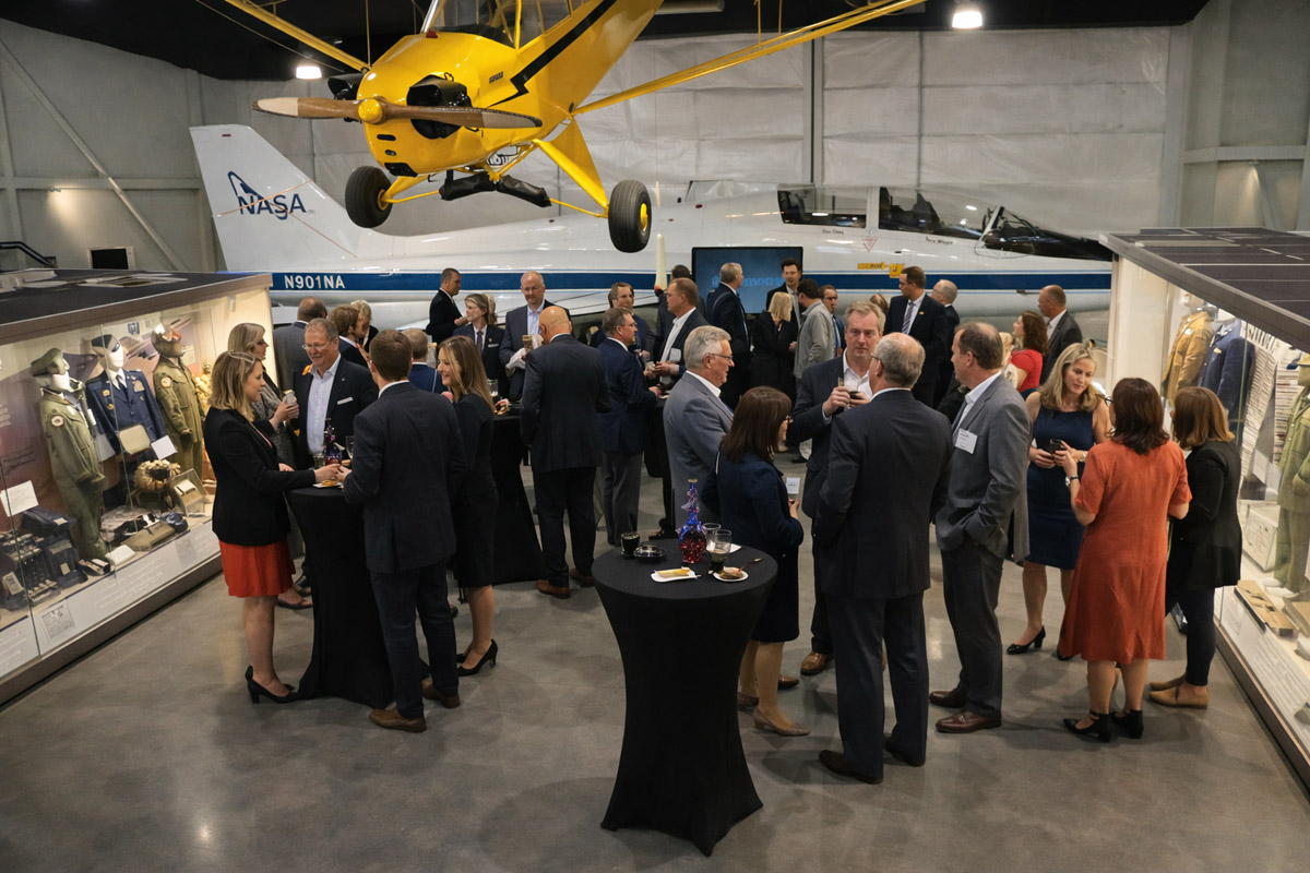 Hall of Heroes event venue at Aviation Heritage Park in Bowling Green, Kentucky