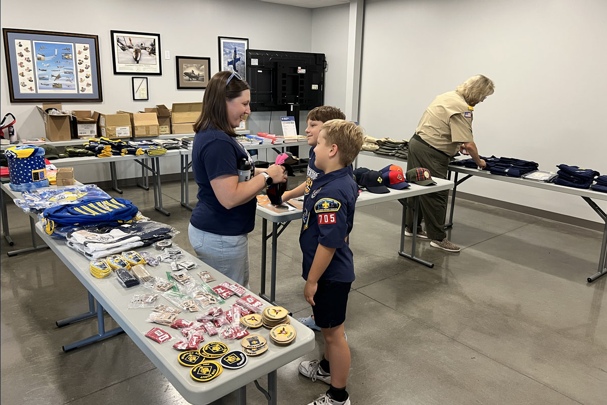 Classroom meeting and event space at Aviation Heritage Park in Bowling Green, Kentucky