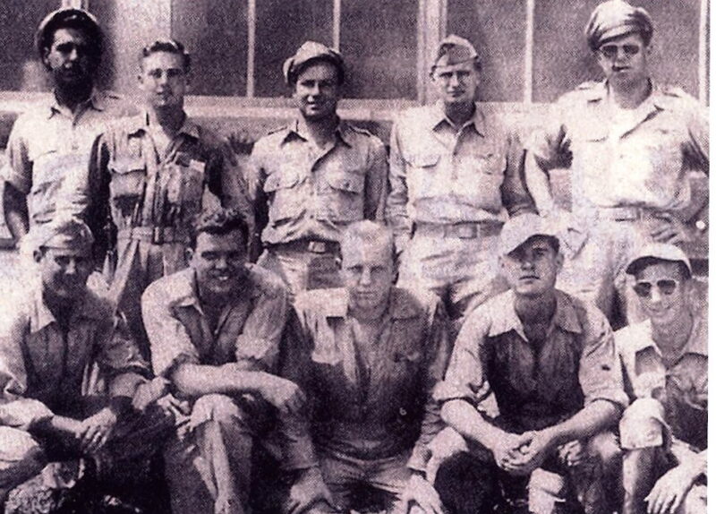 russell-dougherty-b29-crew-tennessee-ernie-ford Lt. Russell E. Dougherty with his B-29 crew at MacDill AFB in 1945